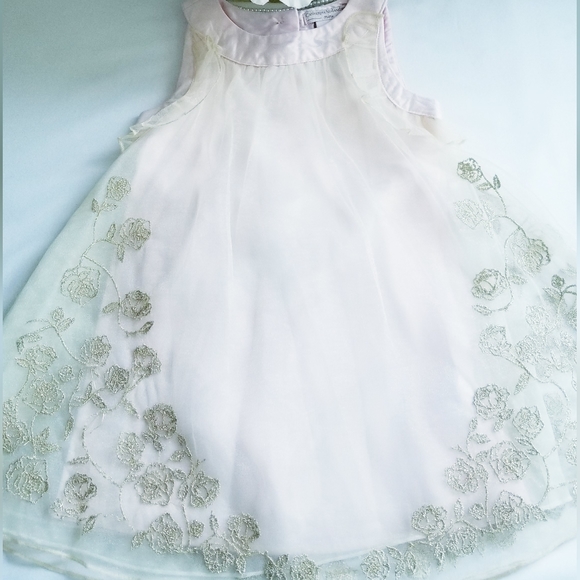 NEW Catherine Malandrino 2-Pc Set Embroidered Floral Tulle Dress and Bottom 12M - Picture 5 of 13